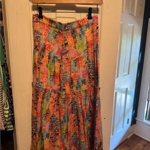 Anthropologie Eva Franco Multicolor Maxi Skirt